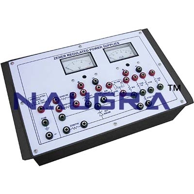 Zener Regulated Power Supplies Trainer for Vocational Training and Didactic Labs
